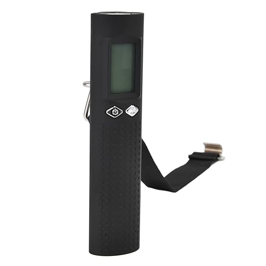 Luggage Scale, Portable Digital Hanging Baggage Scale, 3in1 50kg/110lbs Digital Luggage Baggage Scale with Flashlight Power Bank Function LCD Display for Travel Weight