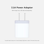 USB Wall Charger, Charger Adapter, AILKIN 2-Pack 2.1A Dual Port Quick Plug Cube for iPhone 15 14 13 12 11 Pro Max 10 SE X XS Plus Samsung Galaxy S23 S22 S21 Power Block Fast Charging Box Brick