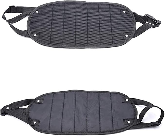Office Footrest with Adjustable Height, Portable Airplane Travel Foot Rest Hammock, Under Desk Foot Hammock for Flight Bus Train Office Home