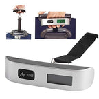 Travel with Confidence: Compact Handheld Luggage Scale with LCD Backlight T-Shaped Design & High Precision Weighing up to 110lbs - Ideal for Frequent Travelers & Backpackers Weighing