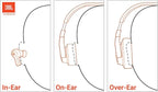 JBL Tune 770NC - Adaptive Noise Cancelling with Smart Ambient Wireless Over-Ear Headphones, Bluetooth 5.3, Up to 70H Battery Life with Speed Charge, Lightweight, Comfortable & Foldable Design (White)