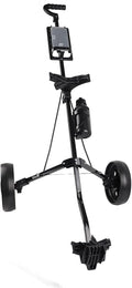 Alomejor Foldable Trolley, Lightweight Sturdy 2 Wheel Push Pull Cart with Detachable Silent Wheels, for Holding Bag Up to 40kg