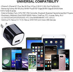 USB Charger Block 10 Pack, UorMe 1A 5V Single Port Power Adapter Charging Phone Cube Box Brick Plug Pack Compatible with iPhone 14 13 12 SE 11 X 8, Galaxy S22 A13 A03S A21 Note20 A71 A51 A31 S10 S9 S8