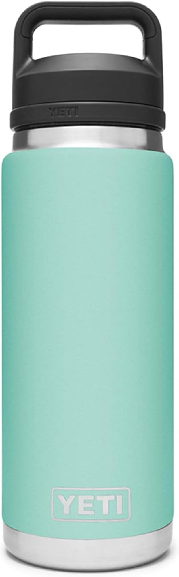 YETI Rambler 26 oz Bottle, Vacuum Insulated, Stainless Steel with Chug Cap, Seafoam
