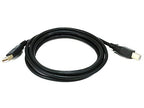 Monoprice 6-Feet USB 2.0 A Male to B Male 28/24AWG Cable (Gold Plated) (105438)