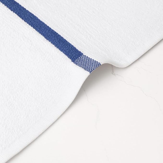 CASA COPENHAGEN Prime Bar Mop Towels - Pack of 12, 15"x19" 100% Cotton, Highly Absorbent & Durable Towels, Multipurpose Kitchen Towels for Home, Bar, Restaurant, Cleaning & More