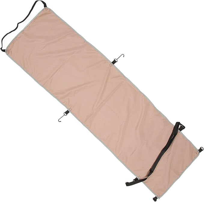 Ergonomic Airplane Hammock Seat Cover with Footrest for Comfortable Travel Portable Outdoor Use Khaki