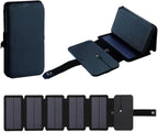 Solar Panel Charger, efficient, Waterproof, Foldable, Super Convenient to Carry and Worry Free Boarding, Suitable for Mobile Phones, Power Banks, Camping, Hiking, Backpacking, and Battery Storage