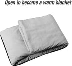 Car Travel Blanket Waist Support Blanket for Mercedes Benz/AMG GL X166 X164 SUV GL 350 400 450 500 550 / GL63, Premium Soft 3 in 1 Warm Soft Travel Blanket Car Pillow Blanket,Grey