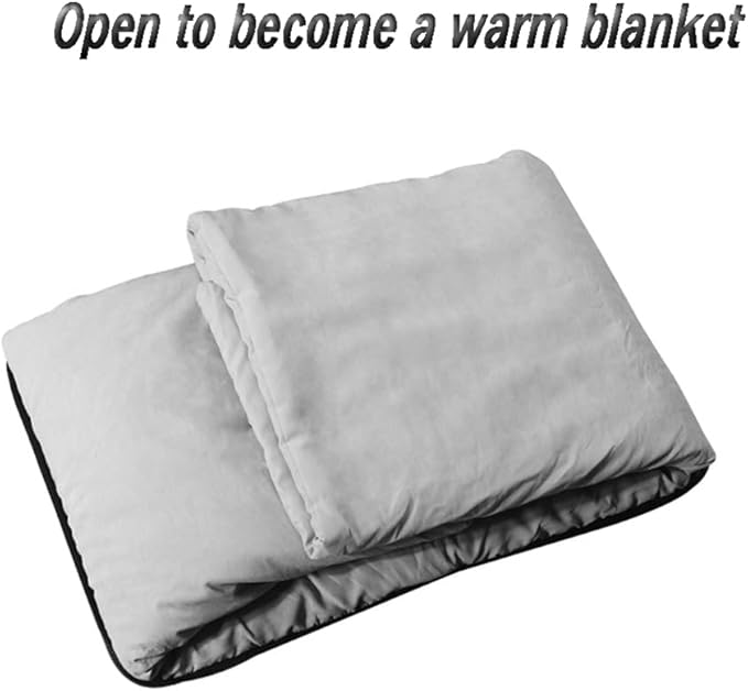 Car Travel Blanket Waist Support Blanket for Mercedes Benz/AMG GL X166 X164 SUV GL 350 400 450 500 550 / GL63, Premium Soft 3 in 1 Warm Soft Travel Blanket Car Pillow Blanket,Brown
