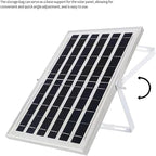 6W 5V Solar Panel USB Charger With 4 USB Ports For Fans And Electronic Devices, Solar Battery Charger Featuring Aluminum Frame For Reliable Charging In Various Conditions