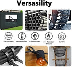 Black Zip Ties Heavy Duty 20 Inch Outdoor, 250lb Extra Large Cable Tie Wraps Long Plastic Wire Ties Wide Big Strong Thick Zipties 40 Pack