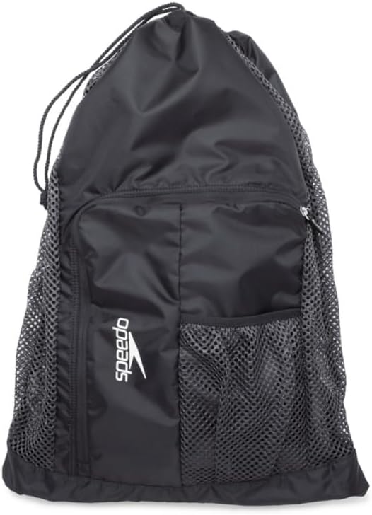 Speedo Unisex-Adult Drawstring Deluxe Ventilator Mesh Equipment Bag