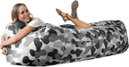 WEKAPO Inflatable Couch Air Lounger Chair - Camping & Beach Accessories, Portable Blow up Sofa for Hiking, Lawn, Indoor/Outdoor Movies & Music Festivals. Lightweight and Easy to Set Up Air Hammock