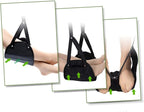 Footrest for Airplane Travel Foot Pillow Under Desk Footrest Hammock Adjustable Foot Stool Hammock for Home Office