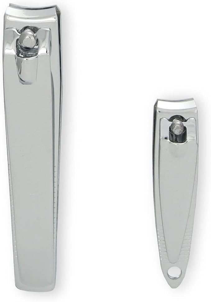 Amazon Basics 5-Piece Nail Care Grooming Kit, Manicure Pedicure Set with Nail Clippers