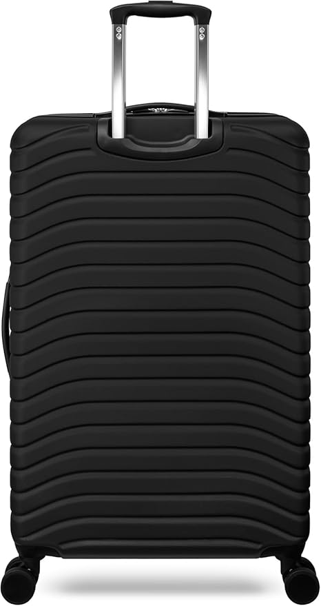 Everest Expandable Hardsided Spinner (Black, 28-Inch Checked Large)