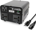 Cantonape Voltage Transformer Converter 800 Watt Step Up/Down Convert from 110-120 Volt to 220-240 Volt and from 220-240 Volt to 110-120 Volt with 1 US Outlets, 2 Universal Outlets