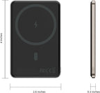 Custom Engraving Power Bank 5000mah,Customized Portable Charger with Name,Logo,Picture,Gift for Employees,Clients(Champagne)