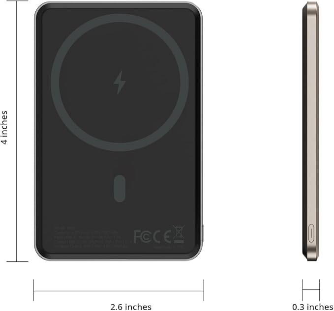 Custom Engraving Power Bank 5000mah,Customized Portable Charger with Name,Logo,Picture,Gift for Employees,Clients(Champagne)