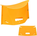 PATIKIL Travel Foot Rest, Portable Airplane Footrest with Handbag Function Lightweight Foldable Foot Stool to Relieve Back & Knee Pain for Long Flight Outdoor Camping, Yellow