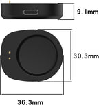 2Pack Type C Dock Charger Compatible with Amazfit T-Rex 3 Smartwatch Balance 2,Active Max,Active 3 Helio Strap Fitness Tracker