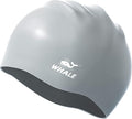 WHALE Extra Large Swim Cap for Women Men, Durable Silicone Swimming Hat with Ear Protection, Unisex Adults Bath Swimming Caps for Long Thick Curly Hair & Dreadlocks Braids Weaves Afro Hair