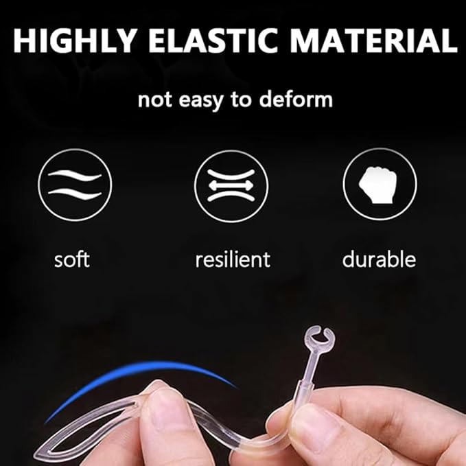 YINVA 2 Pairs Ear Hooks Compatible with AirPods 3rd Generation [Multi-Dimensional Adjustable] Accessories Compatible with AirPods Transparent 2 Pairs 0