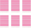 HAVLULAND Oversized Turkish Beach Towel 72’’x40’’ - Set of 12 | 100% Cotton Lightweight Sand Free Quick Dry Pool Towels | Extra Large Bath Towels for Adults Beach Blanket Essentials Case of 12 Pink