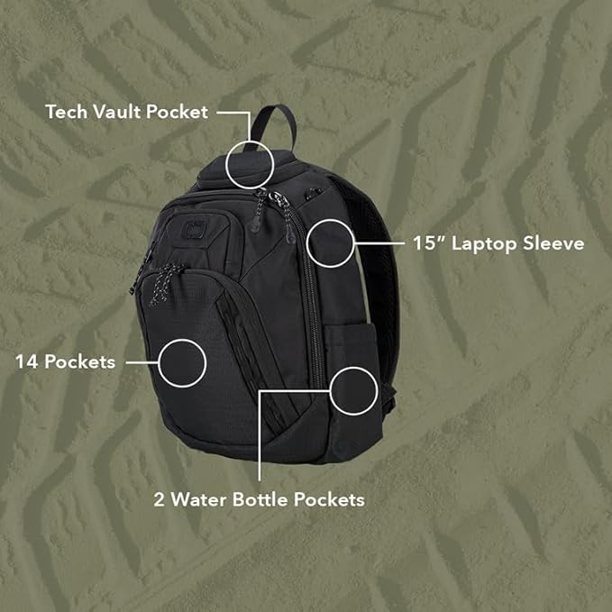 OGIO Renegade Backpack (Renegade Rustler, Mineral Blue)