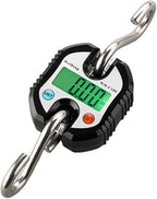 Portable Luggage Scale, Digital Portable Crane Scale Professional 150 KG Electronic Hook Scale with LCD Display Heavy Duty Weighing Balance Hanging Scales for Home Farm Hunting