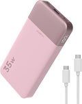 JUOVI Power Bank Fast Charging 10000mAh 35W Portable Charger Small Battery Pack with PD 3.0 & QC 4.0 Type-C USB-A Input Output Lightweight Phone Charger Compatible for iPhone Samsung iPad