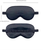 10 Pack Sleep Mask,Silk Eye Mask,for Night Sleeping,Office, Travel,Party Games,Suitablefor Men/Women (Black)