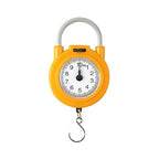 Luggage Weight Scale, 10kg Portable Mechanical Hanging/Fish/Luggage/Kitchen with Hanging Hook Household Multipurpose Scale,for Travel(Yellow)
