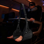 Foot Hammock for Airplane Travel, Adjustable Foot Rest Sling, Portable Travel Essentials Airplane Gadgets for Long Flights