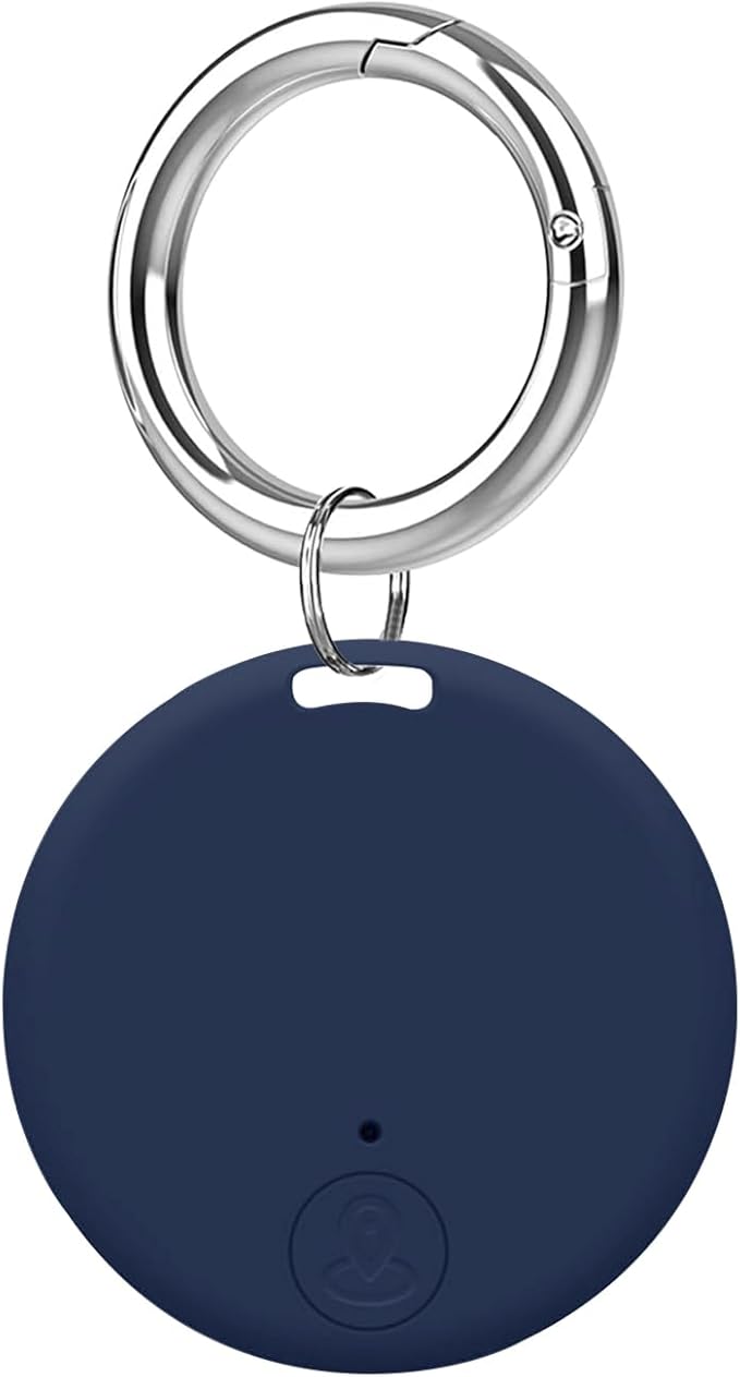 Aircawin GPS Tracker Case,Key Item Finder Locator,No Monthly Fee App for iOS/Android 2023 Latest,Portable Anti-Lost Bluetooth Mini Tag Item Tracker for Luggages/Kids/Pets/Phone/Wallet/Bag-1Pcs-Blue