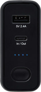 TRIPP LITE Portable USB Mobile Power Bank Battery Wall Charger Combo 5K mAh (UPBW-05K0-1A1C)