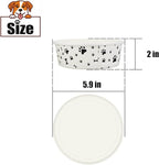 Disposable Dog Bowls - 30 Pcs 16 Ounces Paper Pet Bowls for Food and Water - Serving Tray Dishes for Small Medium Dogs Cats