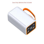 Portable 4 Slots 21700 Battery DIY Power Bank Case with LCD Display Charger Shell Box Fast Charging Power Bank Accessories