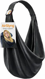 The Slyng-Premium Travel Blanket System – Airplane Sleep Support, Blanket Body Sling for Deep Sleep | Ultra-Soft, Breathable, Compact Carry-On Travel Essential for Long Flights and Car Road Trips