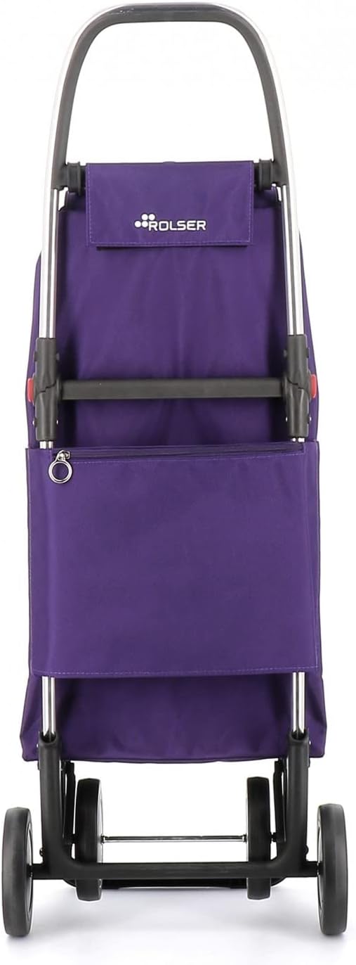 Rolser I-Max MF 4 Wheel Foldable Shopping Trolley - Purple