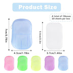 15 Pack Soap Sheets for Traveling, 300 Sheet Portable Soap Paper Disposable Hand Cleaner, Mini Scented Bath Slice Foaming Travel for Camping Outdoor Hiking Kids