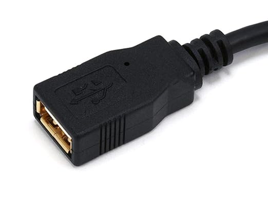 Monoprice USB Type-A to USB Type-A Female 2.0 Extension Cable - 10 Feet - Black (3 Pack) 28/24AWG, Gold Plated Connectors