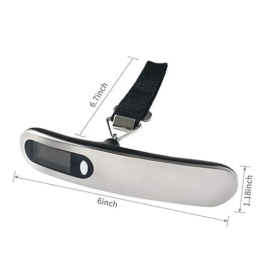 Luggage Weight Scale, Portable LCD Digital Scale Electronic Luggage Suitcase Scale Weigh Balance Travel Hand Hanging Steelyard Belt Scale 50kg 10g,for Travel