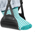 Airplane Foot Rest,Footrest for Airplane Travel,Adjustable Memory Foam Foot Sling for Air Travel,Portable Feet Hammock for Plane Travel,Office Leg Rest for Adults, Travel Essentials for Long Flight