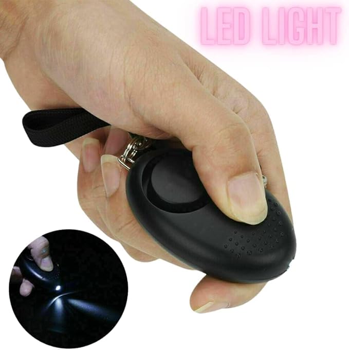 Personal Safety Alarms for Women, Siren,Reusable Police Approved 140DB, Small Personal Security Alarm with LED Light,Torch Keychain for Women, Girls, Children and Elderly.