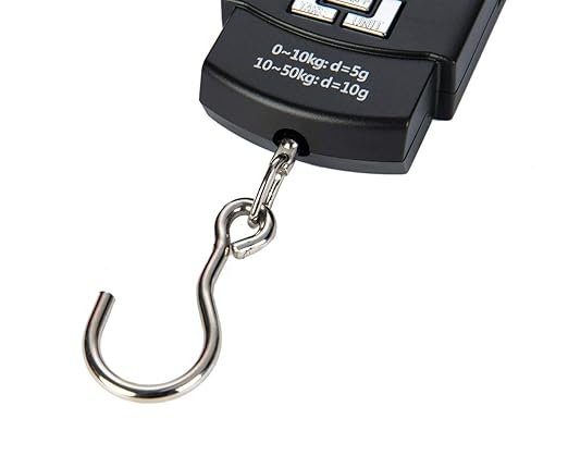 Hyindoor Portable Luggage Scale 50kg/110lb Electronic Digital Suitcase Weight Scale Travel Bag Hanging Weighing Scale