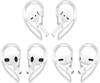 YINVA 3 Pairs Ear Hooks Compatible with AirPods Pro [Multi-Dimensional Adjustable] Accessories Compatible with Apple AirPods 3 2 1 Gen(Transparent)