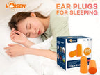VOISEN Foam Ear Plugs,200 Pairs EarPlugs for Sleeping,32dB NRR 37dB SNR Ear Plug Noise Cancelling for Snoring, Studying,Traveling & Concerts, Individual Package