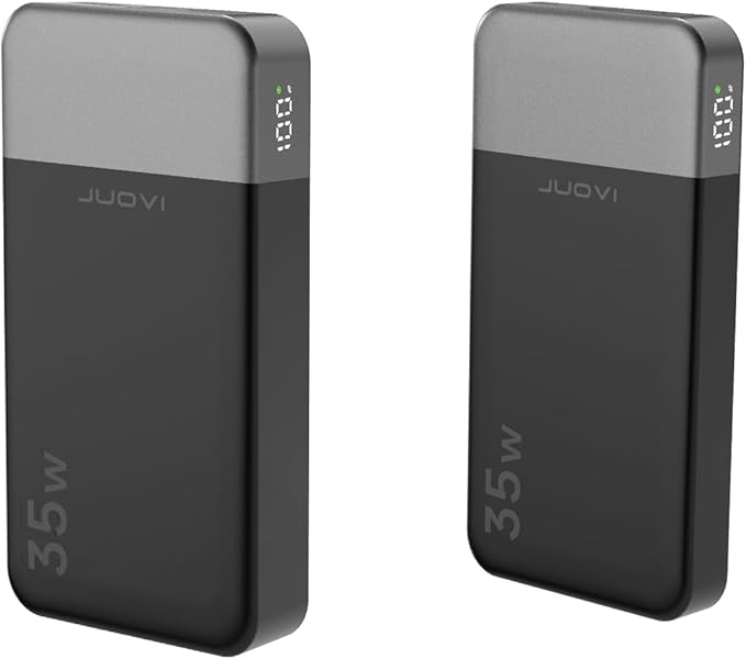 JUOVI 35W 20000mAh Power Bank and 35W 10000mAh Power Bank